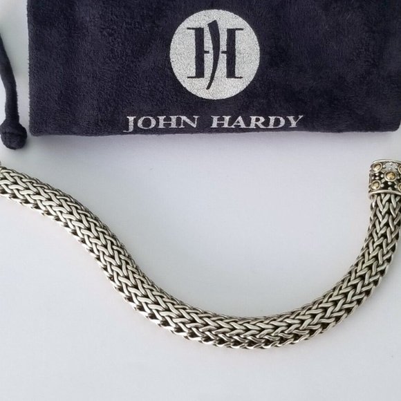 SOLD -JOHN HARDY - 11mm Jaisalmer 18K Gold & Sterling Silver Bracelet *Stunning! - Picture 3 of 6